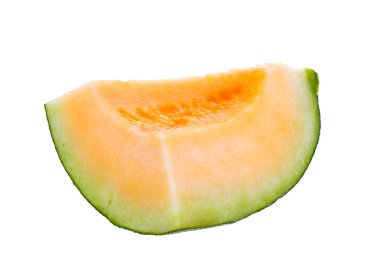 kavun dilimleri beyaz arkaplanda izole