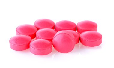 vitamin b beyaz arka plan üzerinde