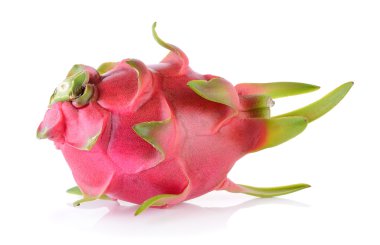beyaz zemin üzerine dragonfruit