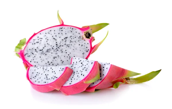 Dragon Fruit op witte achtergrond — Stockfoto