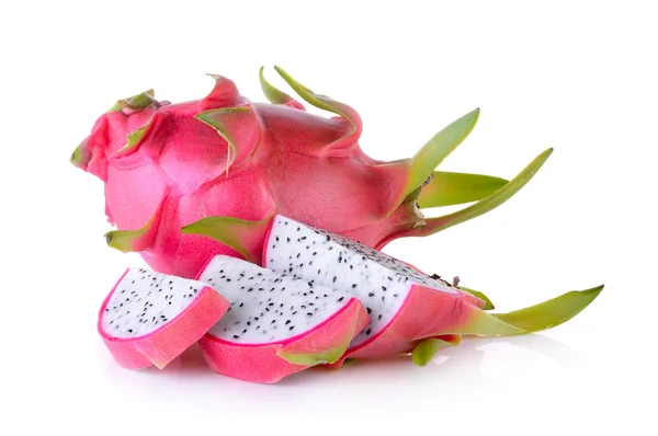 Dragon Fruit op witte achtergrond — Stockfoto