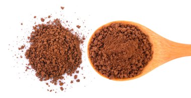 Beyaz arkaplanda hazır kahve