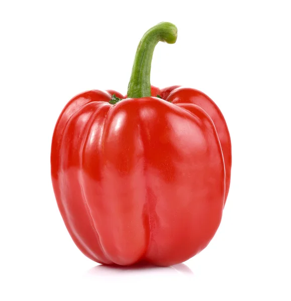 Red pepper over white background — Stock Photo, Image