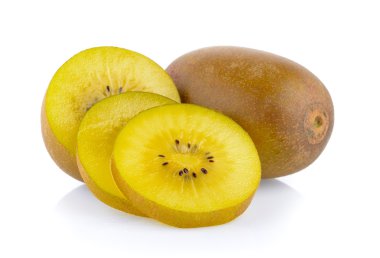 Beyaz arkaplanda Kiwi