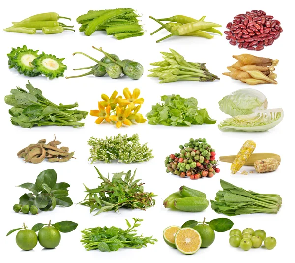 Uppsättning av frukt- och grönsakssektorn — Stockfoto