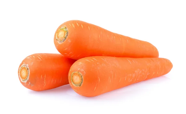 Carota isolata su sfondo bianco — Foto Stock