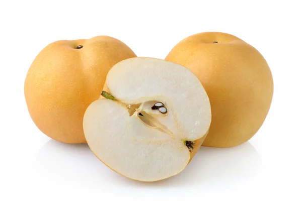 Chinese pear on white background — Stock Photo, Image