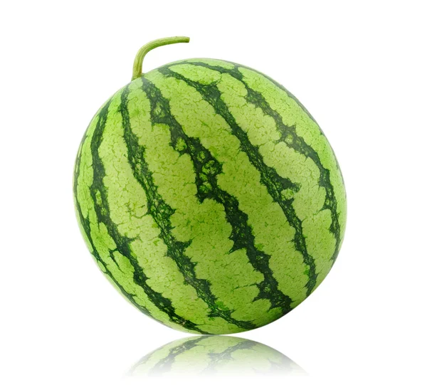 Wassermelone isoliert auf weißem Hintergrund — Stockfoto