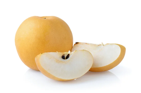 Chinese pear on white background — Stock Photo, Image