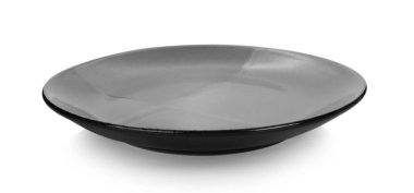 seramik plaka beyaz arkaplanda izole edildi