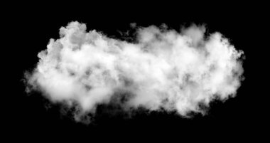 Siyah arkaplanda beyaz bulutlar