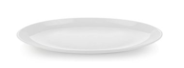 seramik plaka beyaz arkaplanda izole edildi