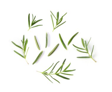 Beyaz arkaplanda biberiye izole edildi