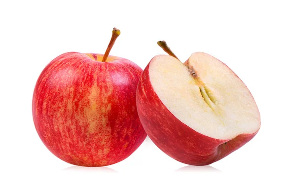 Äpple Isolerad Vit Bakgrund — Stockfoto