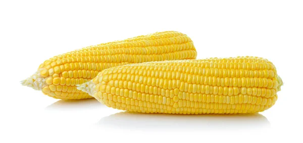 被白色背景隔离的玉米 — 图库照片