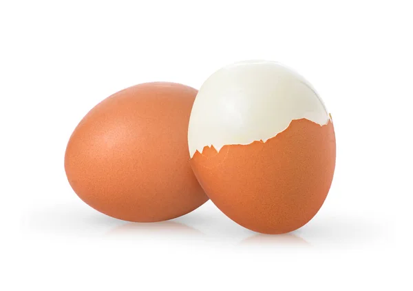 Jaja Wyizolowane Białym Tle — Zdjęcie stockowe