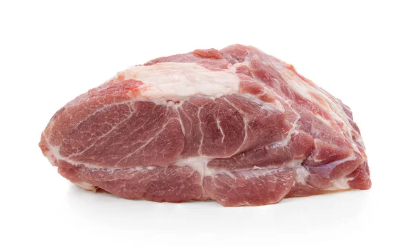 Raw Pork Isolated White Background — Stock Photo, Image