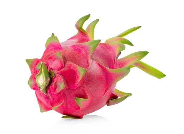 Dragon Fruit Pitaya Isolé Sur Fond Blanc — Photo