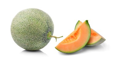 kavun beyaz arkaplanda izole