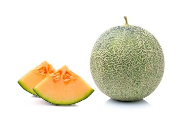 kavun beyaz arkaplanda izole