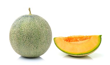 kavun beyaz arkaplanda izole