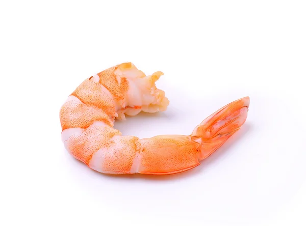 Shrimps on a white background — Stock Photo, Image