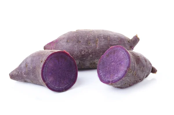 Sweet potato on the white background — Stock Photo, Image