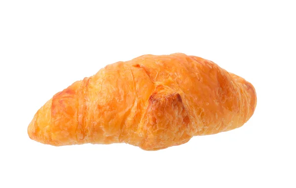 Croissant isolado no fundo branco — Fotografia de Stock