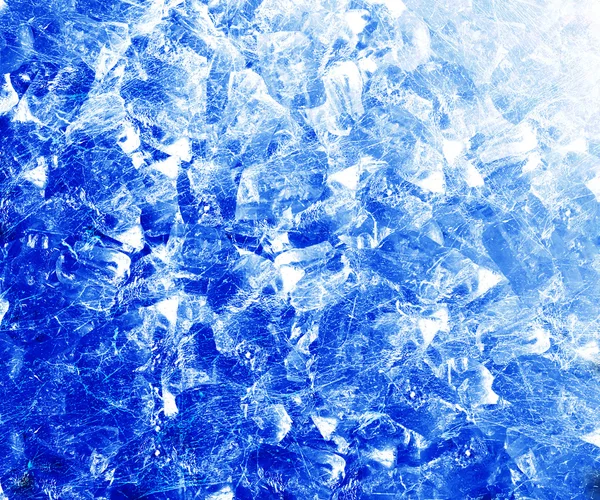 Background of blue ice cubes — Stock Photo, Image