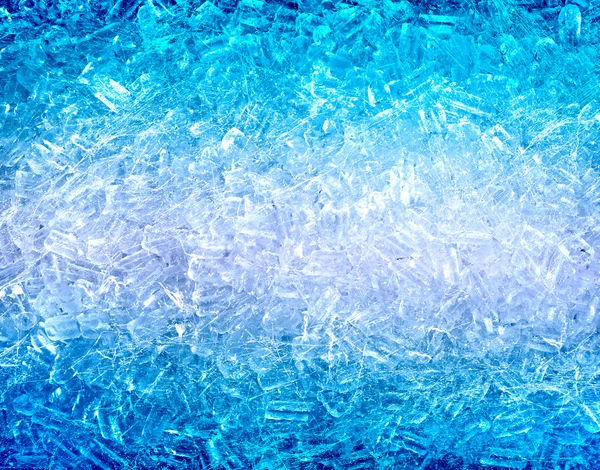 Fondo de cubitos de hielo azul — Foto de Stock