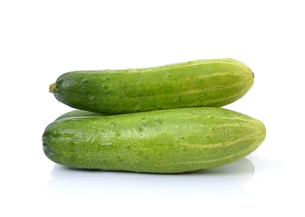 Cucumber on over white background — Stock Photo, Image