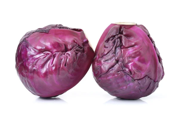 Red cabbage on white background — Stock Photo, Image