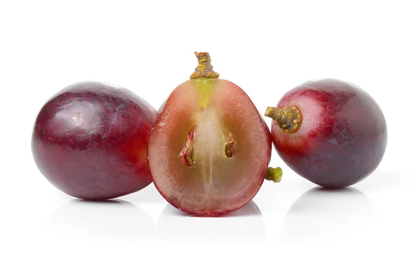 Grapes isolated on over white background — Stock Photo, Image