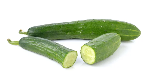 Cucumber on white background — Stock Photo, Image