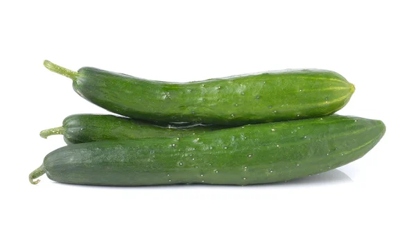 Cucumber on white background — Stock Photo, Image