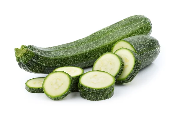 Zucchini geïsoleerd op witte achtergrond — Stockfoto