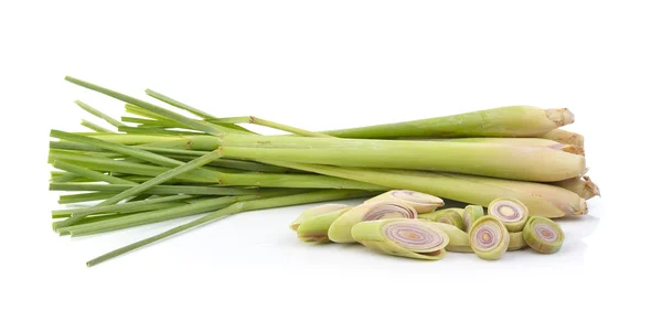 Lemon grass on white background — Stock Photo, Image