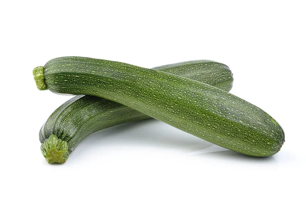 白い背景で隔離されたズッキーニの野菜 — ストック写真