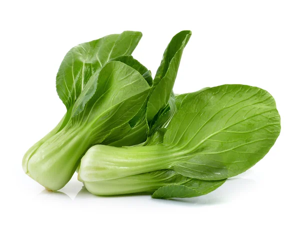 Beyaz arkaplanda bok choy — Stok fotoğraf