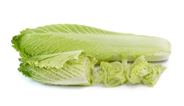 Fresh chinese cabbage on a white background — Stock Photo, Image