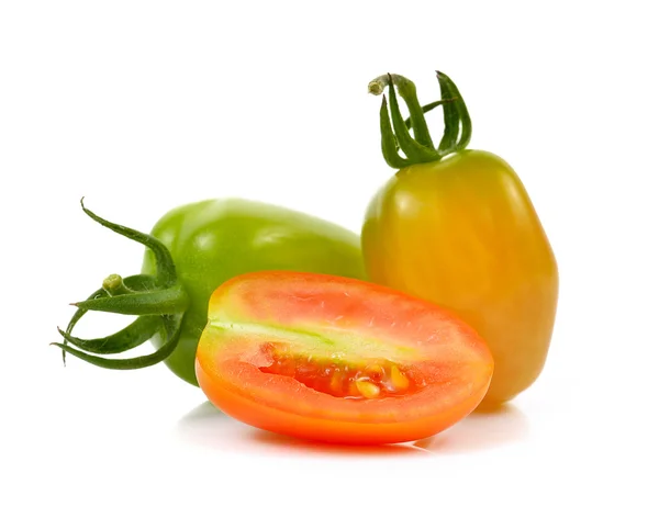 Cherry tomatoes isolated on white background. — Stock Photo, Image