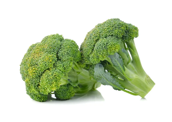 Broccoli isolerad på vit bakgrund — Stockfoto