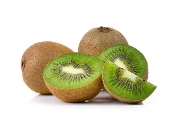 Kiwi fruit  isolated on white background — Stock Photo, Image