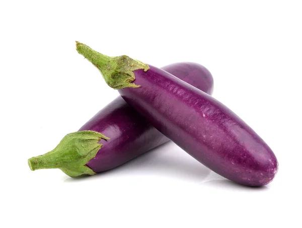 Eggplant on white background — Stock Photo, Image