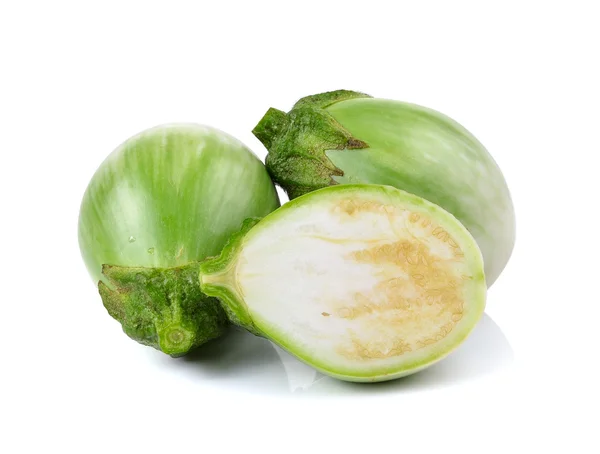 Eggplant on white background — Stock Photo, Image