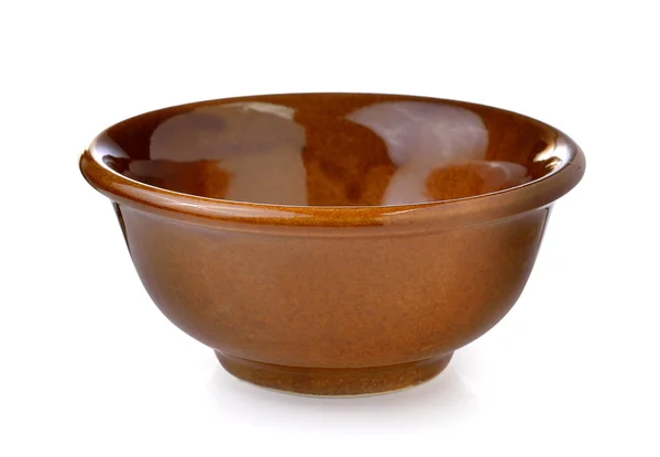 Empty bowl isolated on a white background — Stock Photo, Image