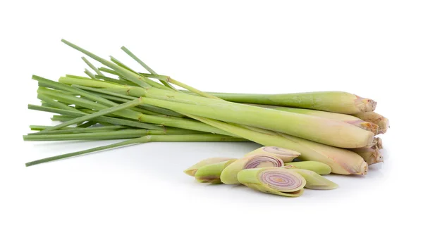 Lemon grass on white background — Stock Photo, Image