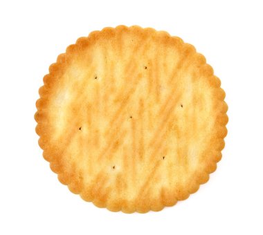 Cracker isolated on  over white background  clipart