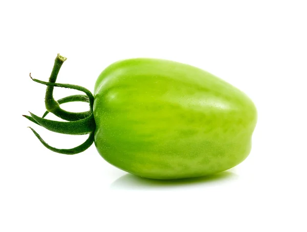 Young cherry tomatoes isolated on white background. — Stock Photo, Image