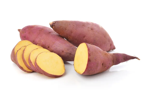 Sweet potato on the white background — Stock Photo, Image